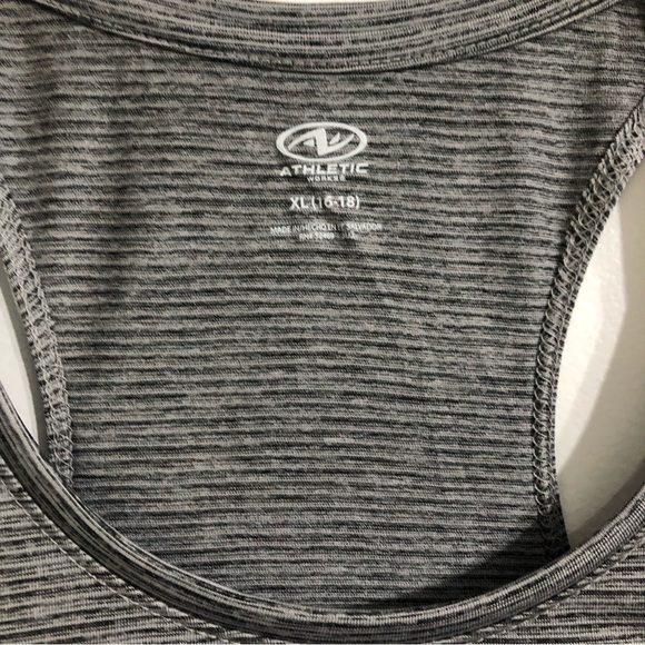 Women’s Top Table Racerback sleeveless pull over gray black XL( 16-18) - Picture 3 of 3
